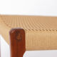 Fauteuil Niels O Moller Modèle 55, chaise longue en teck danois, milieu du siècle.