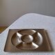 Plat/serviteur vintage en inox