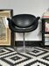 Pierre Paulin Artifort Tulip armchair in black leather