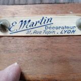 Paire de tables de chevet en loupe d'amboine Art déco vers 1920