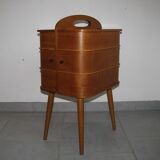Travailleuse en teck asystent 1960/70s