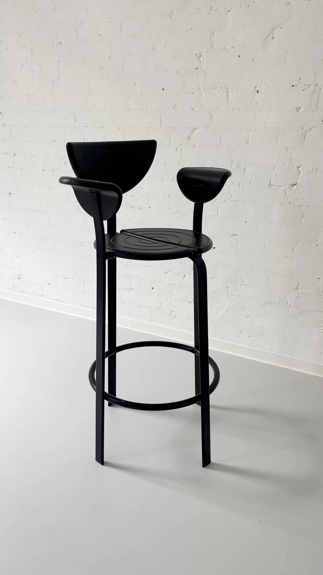 "Luna" bar stool by Gammelgaard & Mathiesen x Bent Krogh, Denmark, 1980s