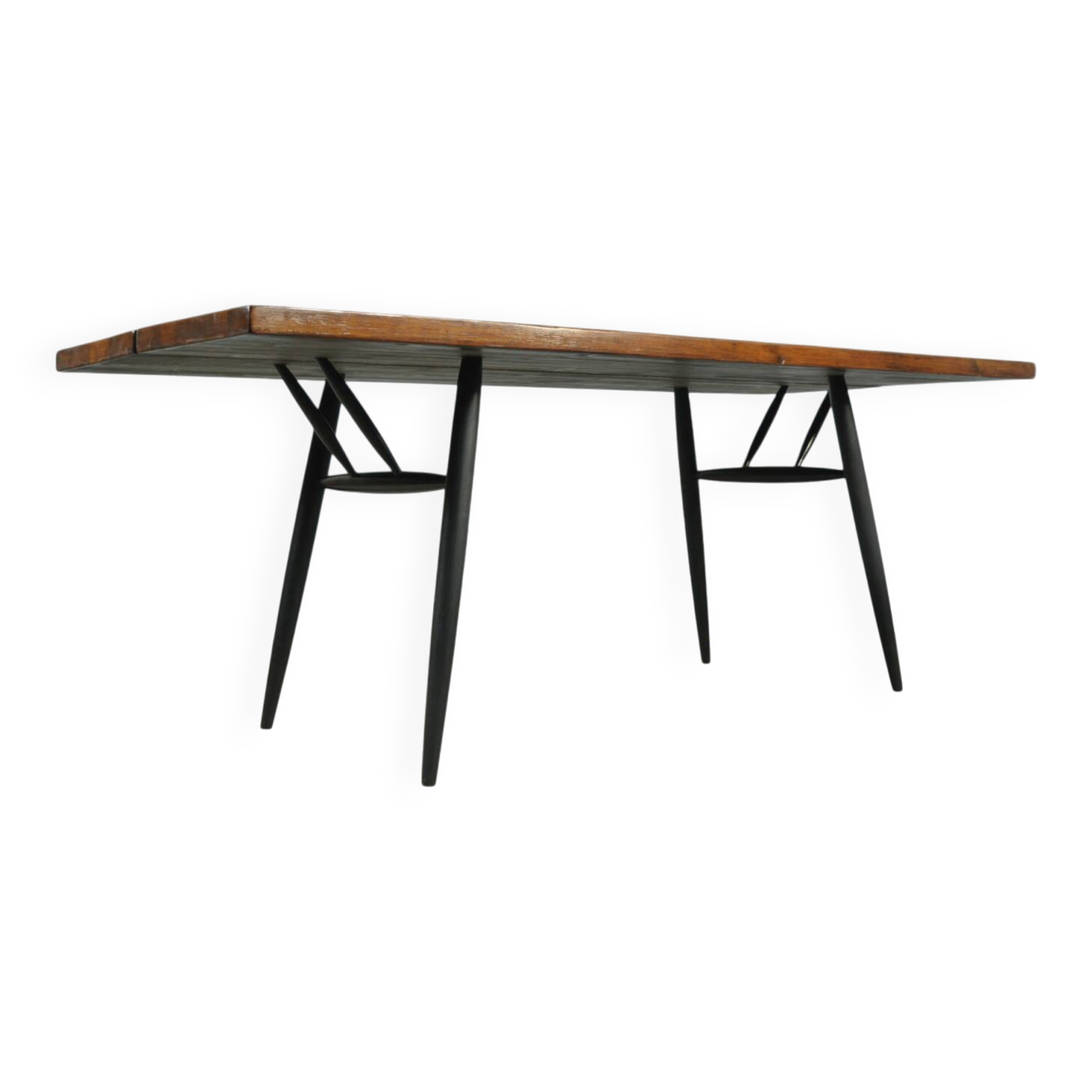 🟡  LAUKAAN PUU “Pirkka” dining table by Ilmari Tapiovaara, Finland 1950s