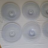 Vintage Biot bubble glass plates/dishes 30 cm