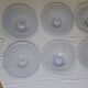 Vintage bubble glass plates/dishes Biot 30 cm