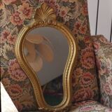 Baroque shell mirror