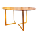 Table ovale en marbre rouge Alicante années 70