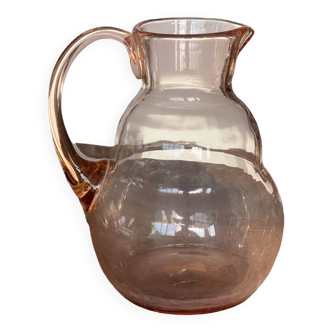 Carafe en verre Rose "Bibendum"