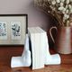 Ceramic hand bookends