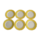 Dessert plates Lunéville model Daffodil