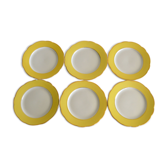Dessert plates Lunéville model Daffodil