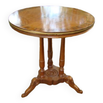 Coffee table in vintage marquetry