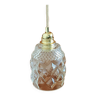 Vintage golden glass pendant light