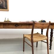 Table de ferme de 4 mètres en pin massif, vers 1900