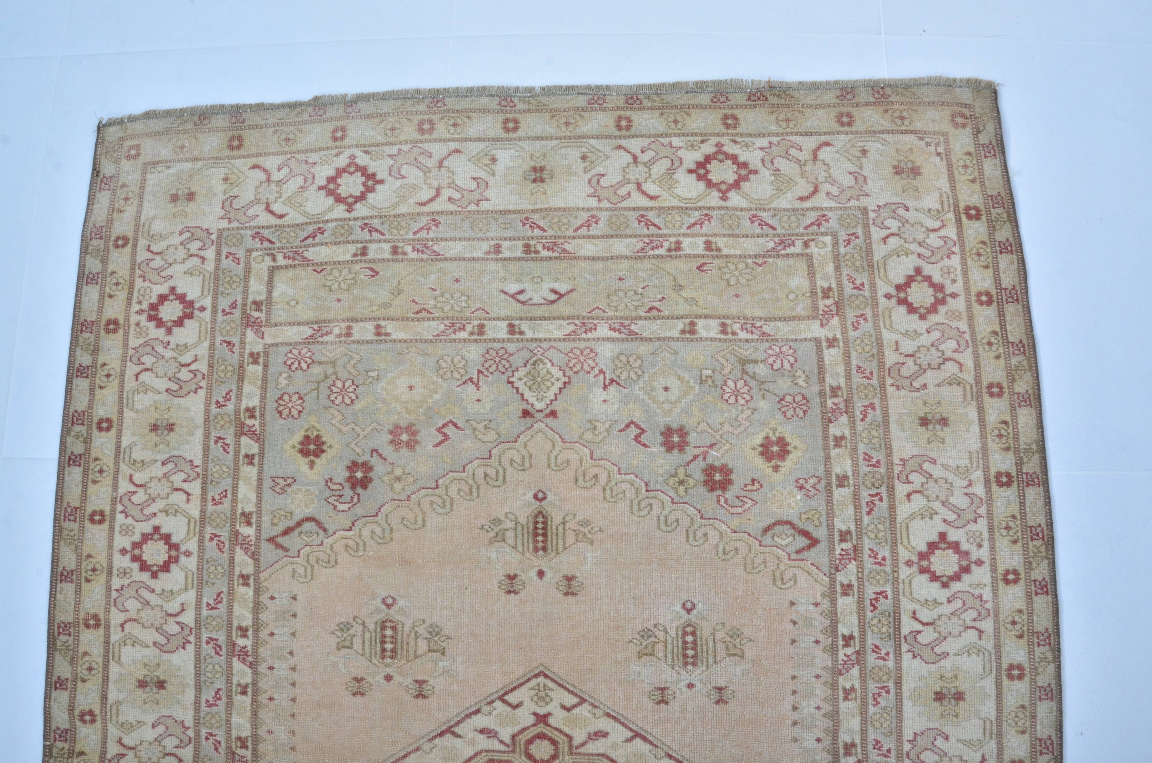 Handknotted Floor Vintage Rug sku3436