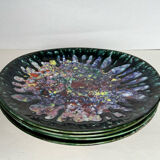 4 oval shaped plates Morvan