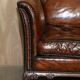 Renovated Victorian Chesterfield Sofa in Leather by Howard & Son