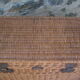 Wicker rattan trunk lined
