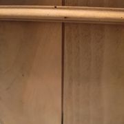 Bedside table solid wood furniture drawer blue
