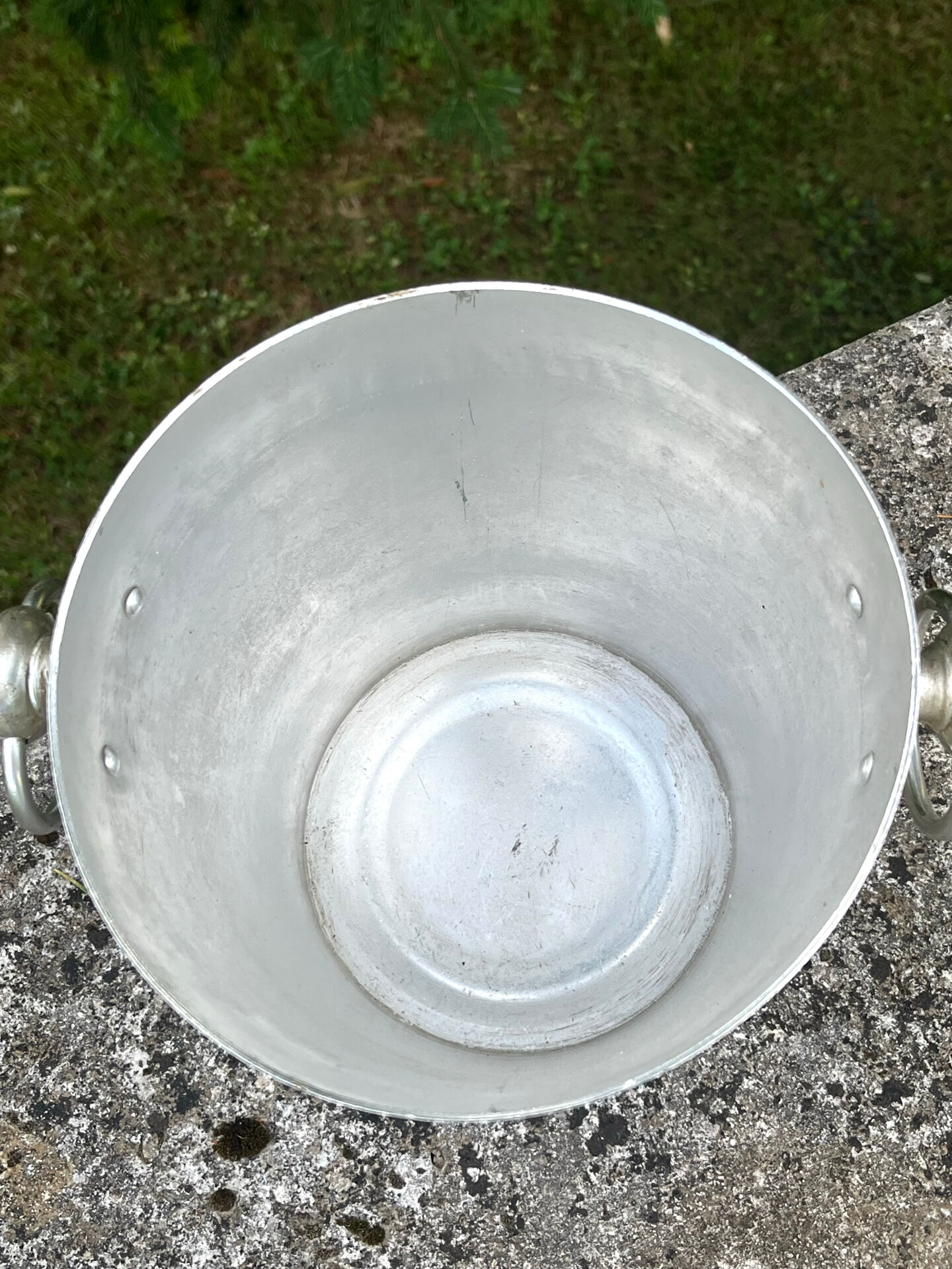 Cinzano Champagne Cooler Ice Bucket – Vintage Aluminium Advertising Wi