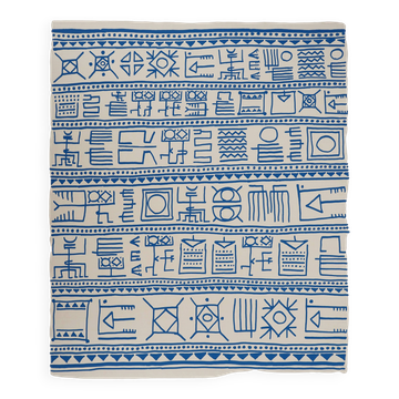 Yona FRIEDMAN: Pictograms of Genesis (Blue), signed original silkscreen