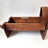 Antique Traditional Handmade Children's Crib Museum object Balkans 1890