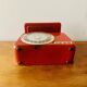Stube - old household scale in red enameled metal - force 10
