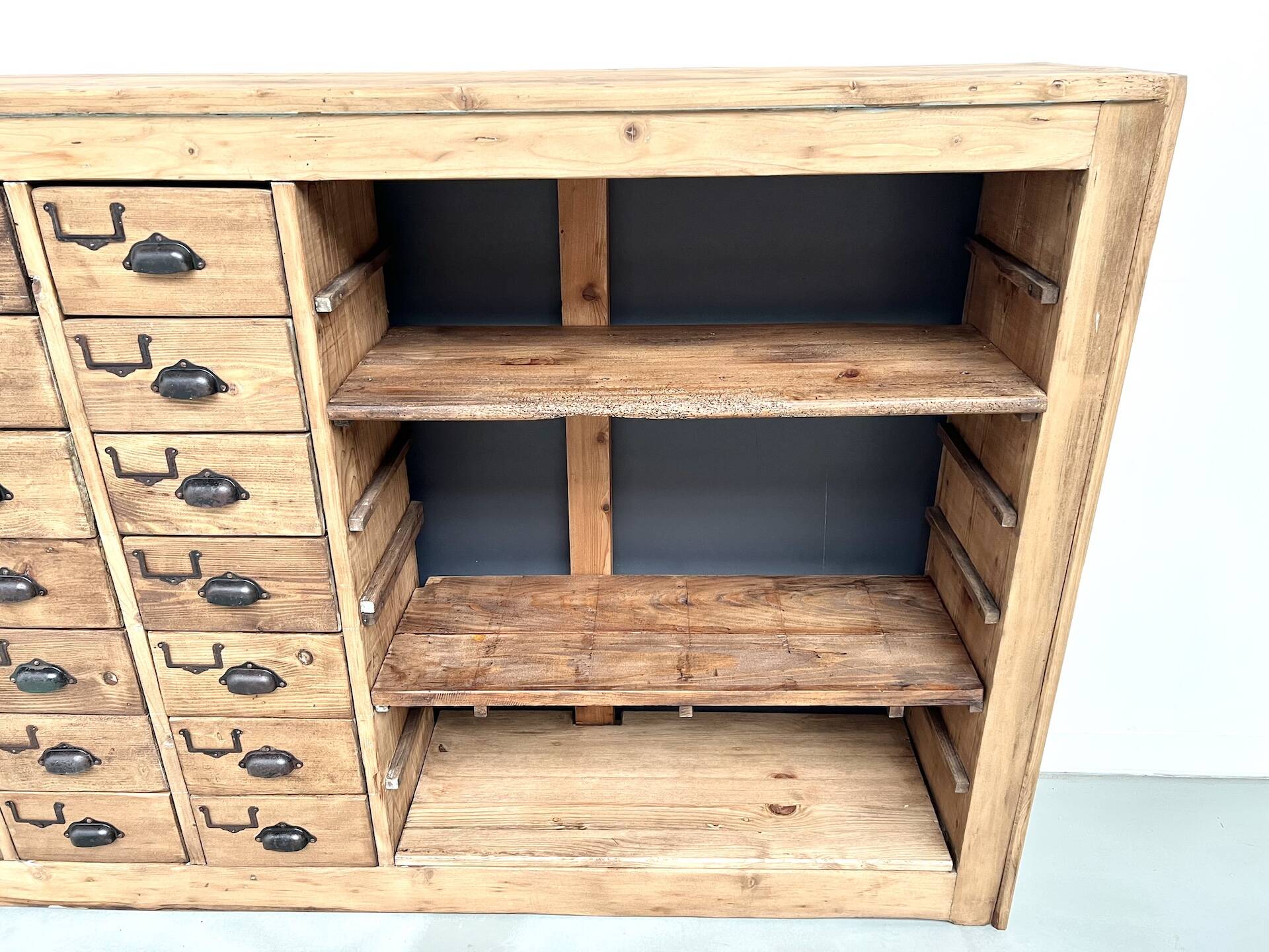 35-drawer craft cabinet, Circa 1950