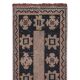 Vintage Turkish hallway rug 51x681 cm