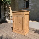 Raw wood sideboard