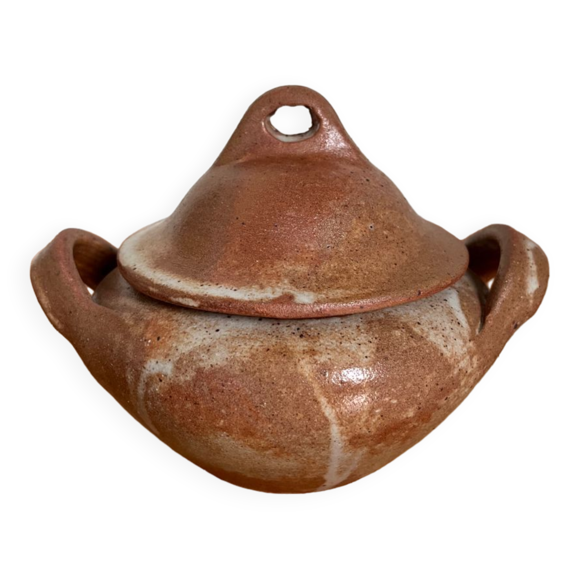 Vintage stoneware sugar bowl 1960