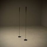 Brutalist Copper and Brass Candle Holders by Pieter Spruyt 1980s