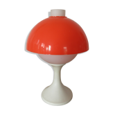 Lampe champignon vintage orange