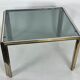 Mid-Century Modern chrome and brass side table, Romeo Rega style. 70s