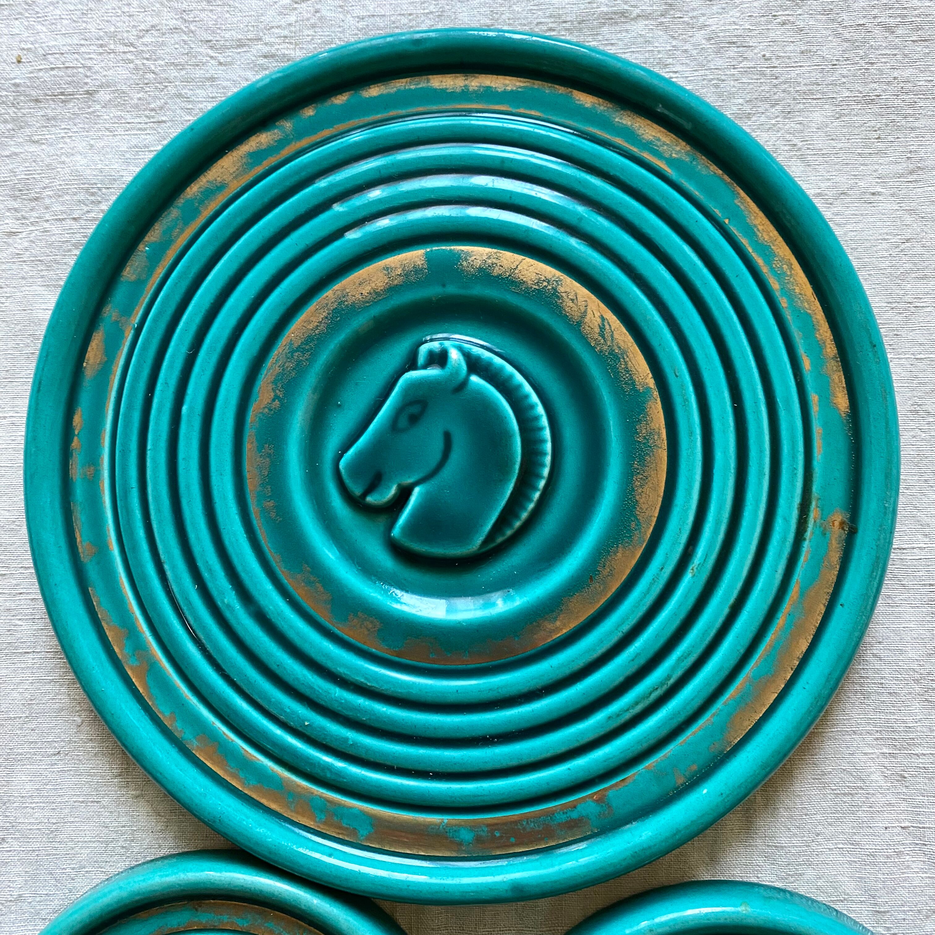 Ceramic trivets 50s