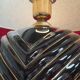 70s ceramic ball lamp with edging h42x35 elec ok check