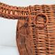 Bull head minotaur wicker vintage 60s-70s