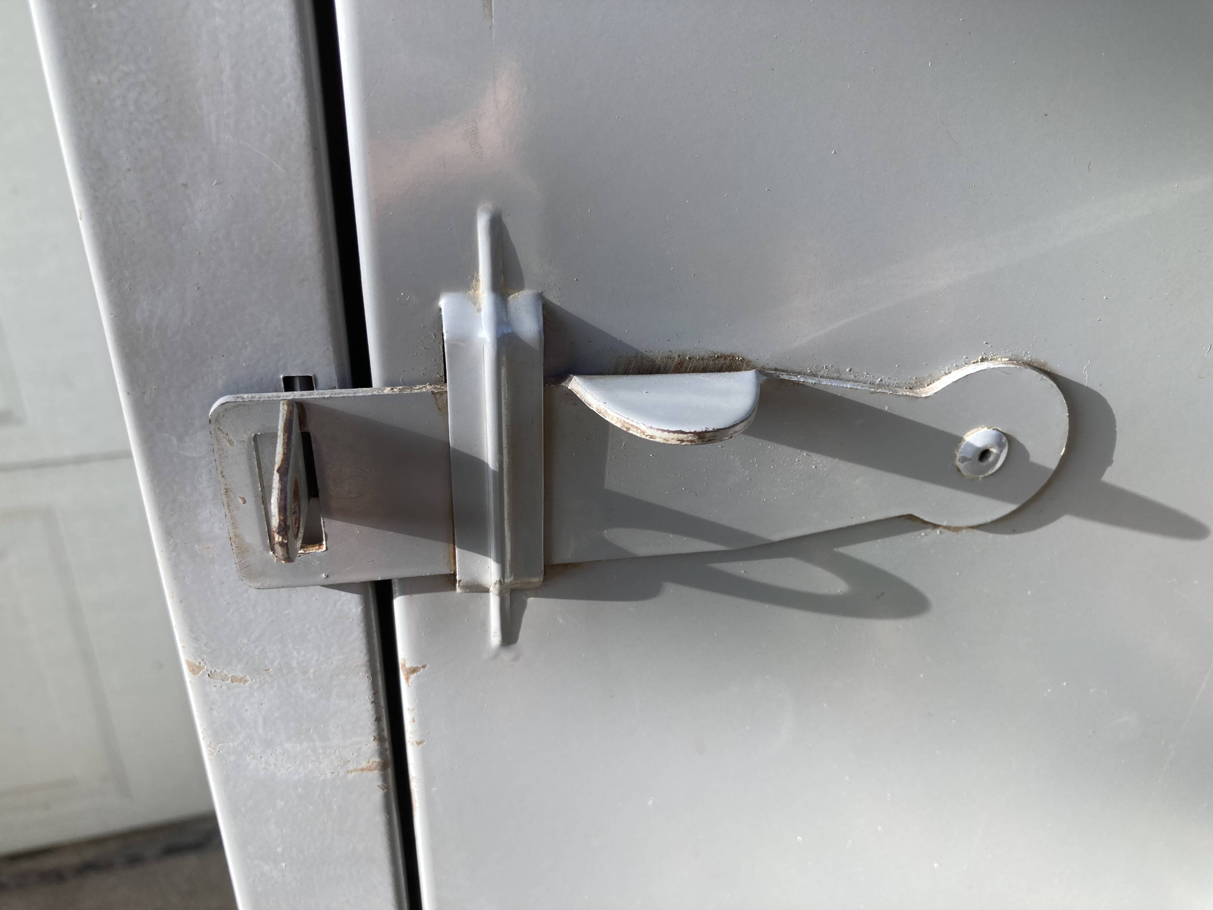 Two-door metal locker