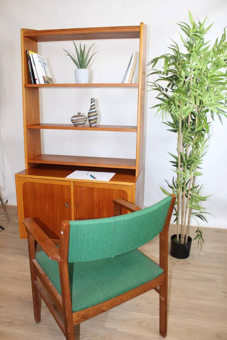 Vintage Scandinavian teak bookcase by Svend Dyrlund – Denmark, 1960