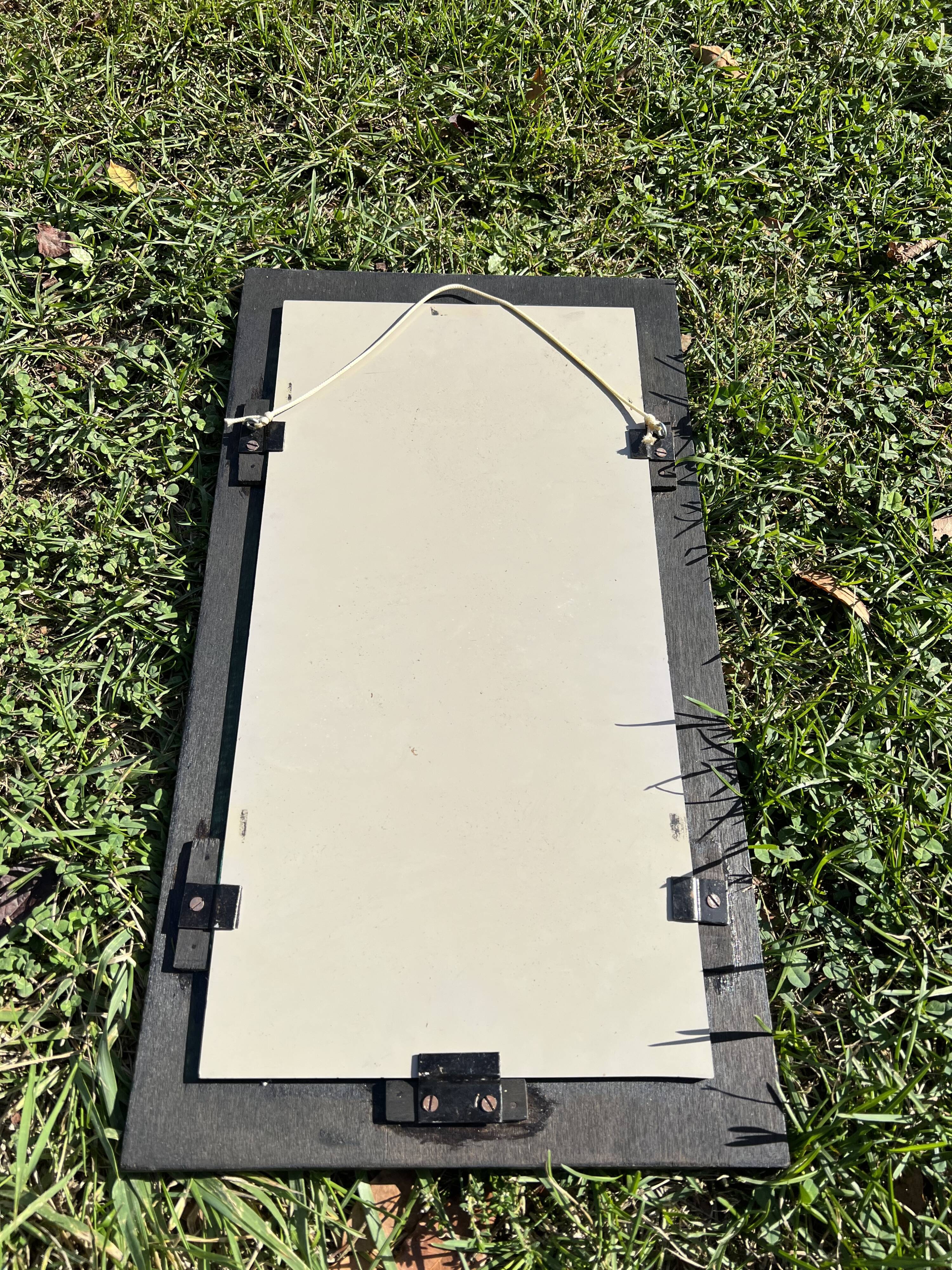 Italian ceramic mirror from the 60s