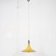 Suspension trompette en verre du milieu du siècle