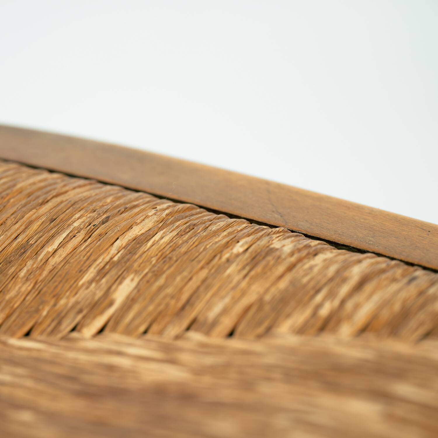 Wsk chair by Arno Lambrecht, 1950s in straw wicker and beech