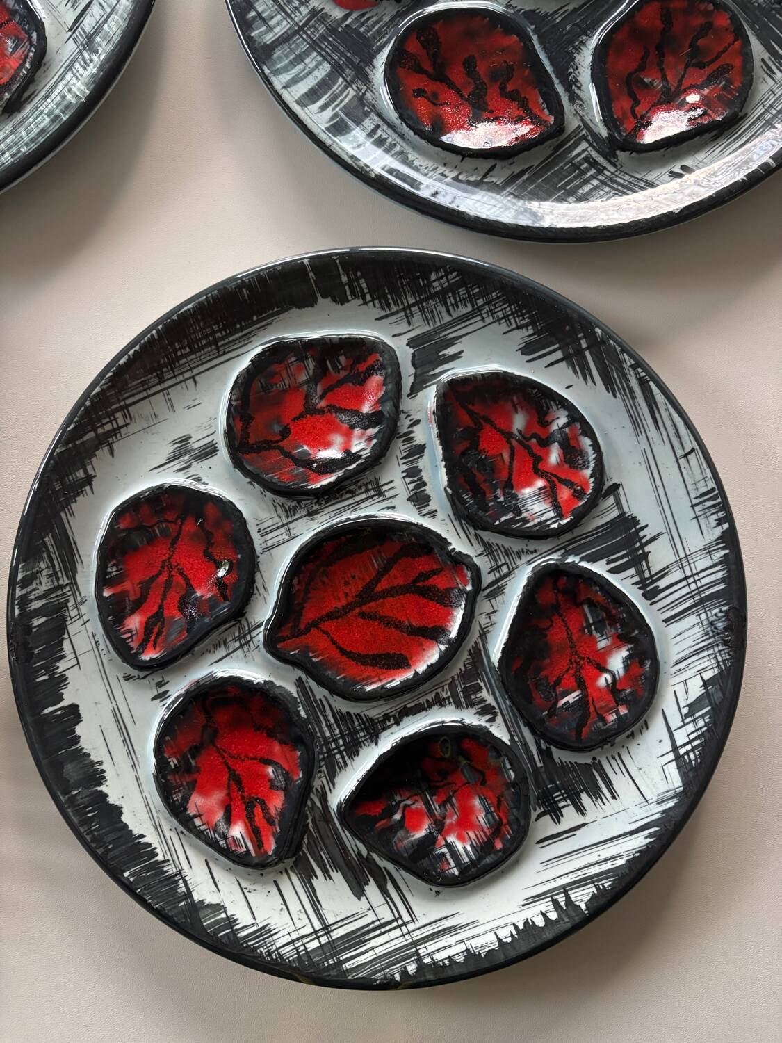 Oyster plates MBFA Pornic