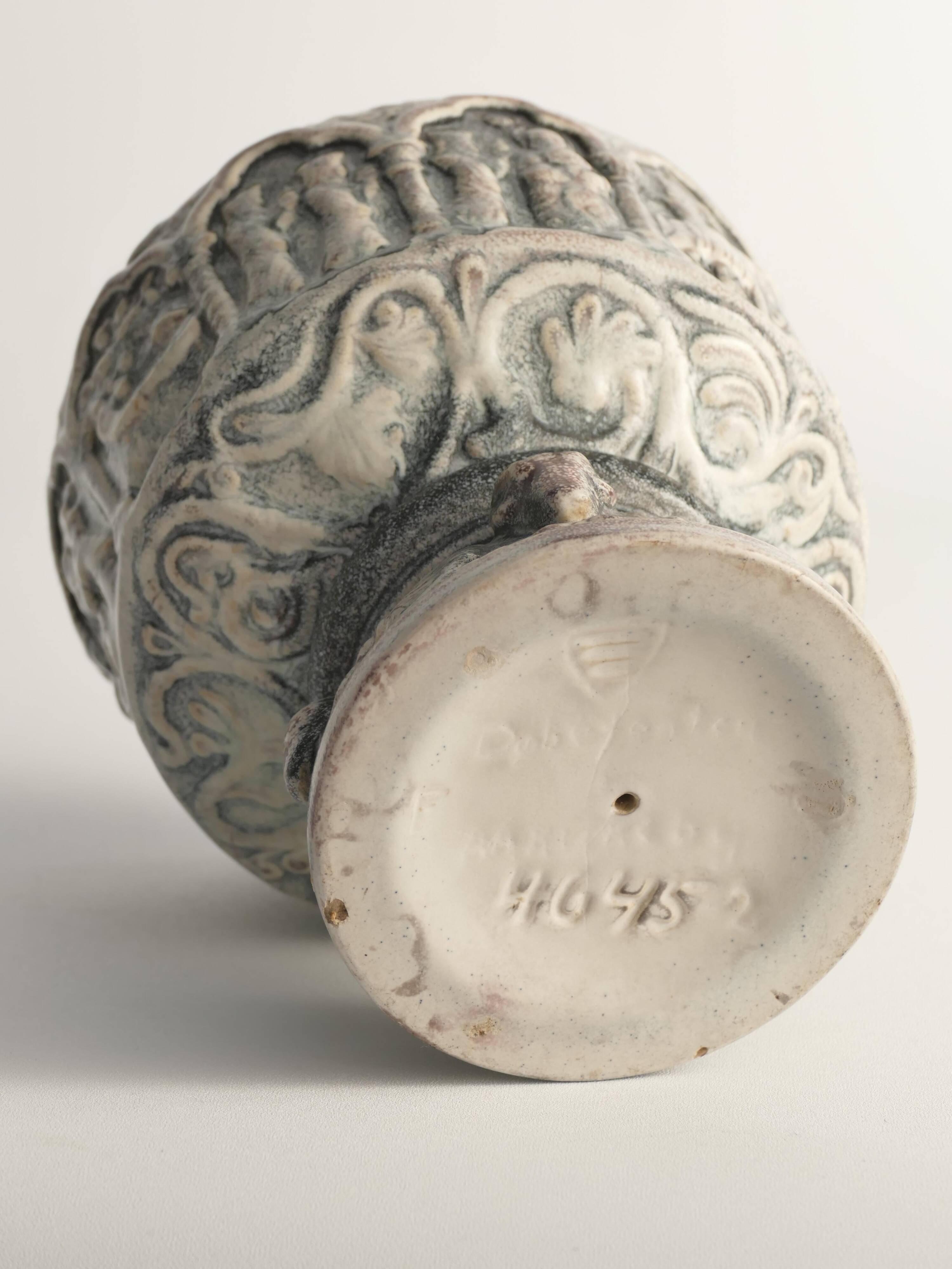 Gothic Ceramic Bowl or Jardiniere by Michael Andersen & Son, 1960s