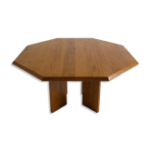 Vintage Octagonal Dining Table from Maison Regain, 1960