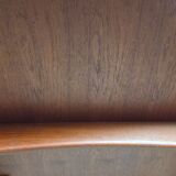 1960 stamped round teak dining table