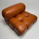 Camaleonda Lounge Sofa in Cognac Leather by Mario Bellini for B&B Italia, 1973, Set of 4