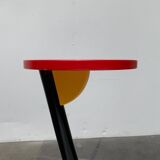 Postmodern wooden plant stand or side table