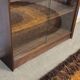 1970s English display cabinet in mahogany