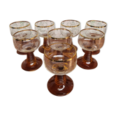 Verres à vin blanc Rhin Durand Luminarc Roemer années 1970